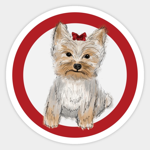 Kimchi Puppy Sticker by kristinbell